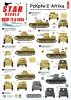 Star Decals 72-A1085 Panzer in the Desert # 2. PzKpfw I Ausf B, Kleiner Pz-Befehls Wagen I B, and Pz-Jäger I B in North Africa 1/72
